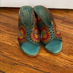 L`Artiste Womens Enticing Slide -turquoise